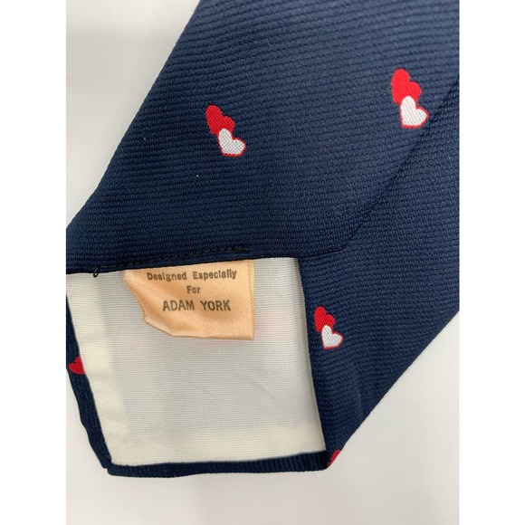 SCHRETER Silk Adam York Hearts Print Made in USA - Picture 4 of 5